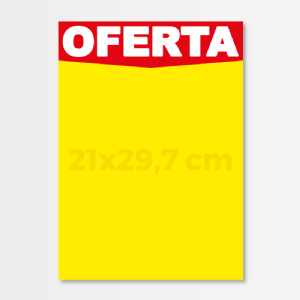 Cartaz de Oferta - 21x29,7 cm
