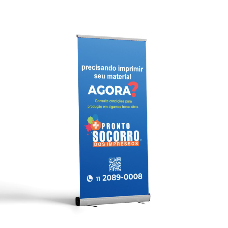 Banner 80x200 cm com Roll Up - Eventos